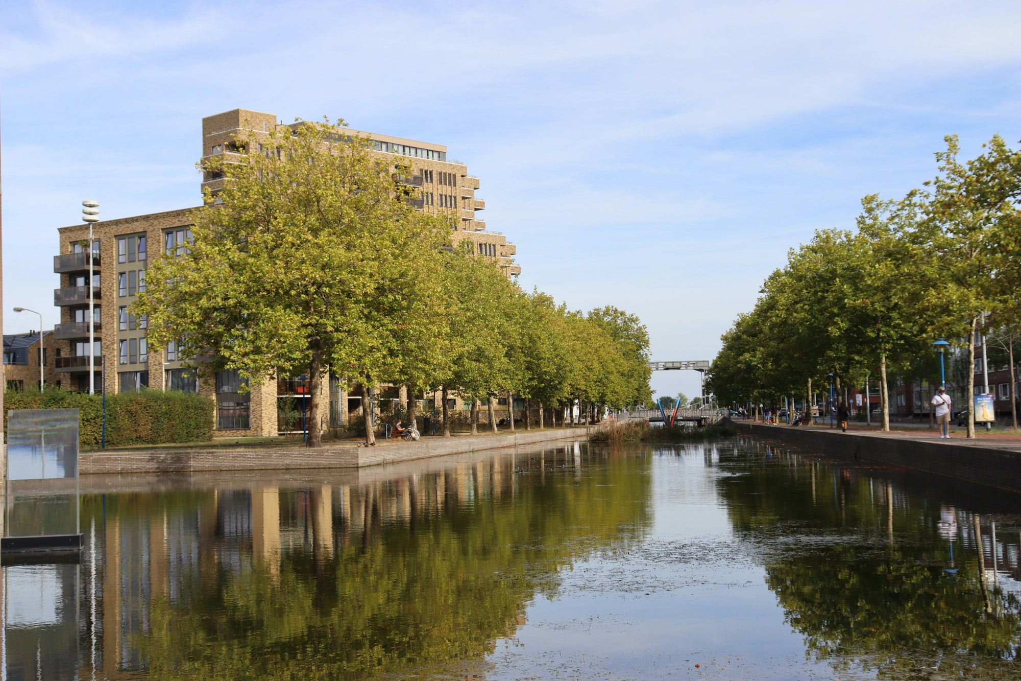 is there PFAS in water? picture of waterway in city