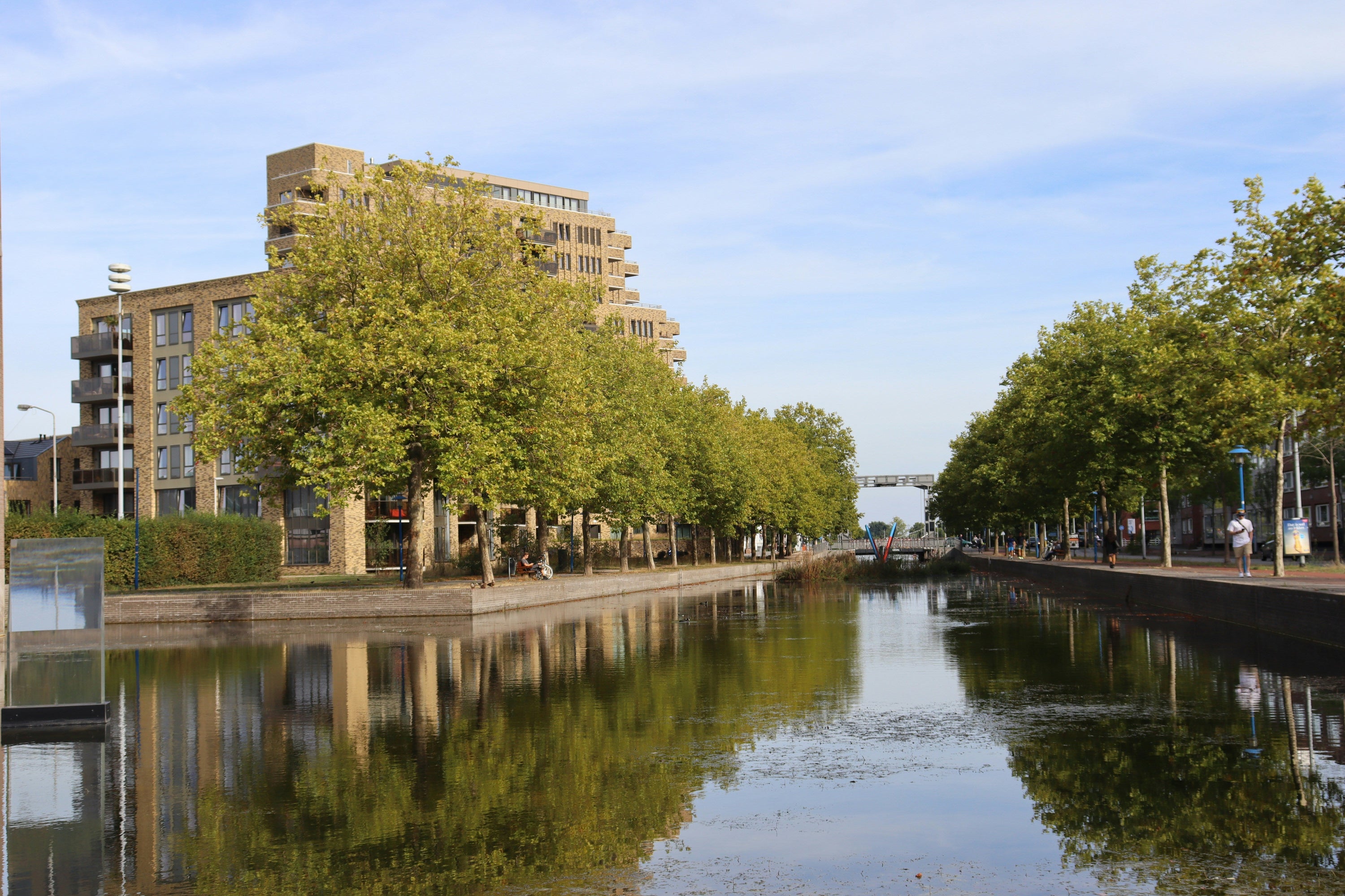 is there PFAS in water? picture of waterway in city