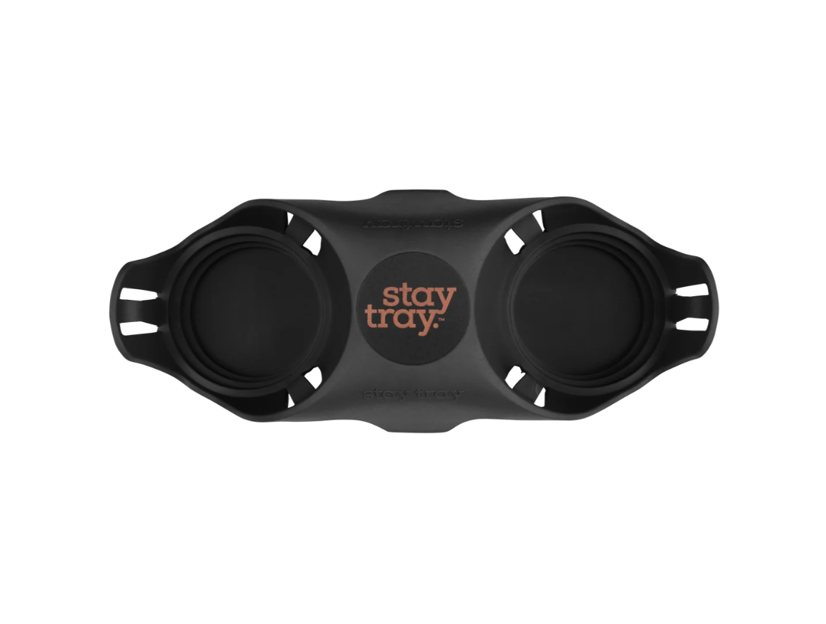 Stay Tray reusable 2-cup coffee tray made from recycled plastic