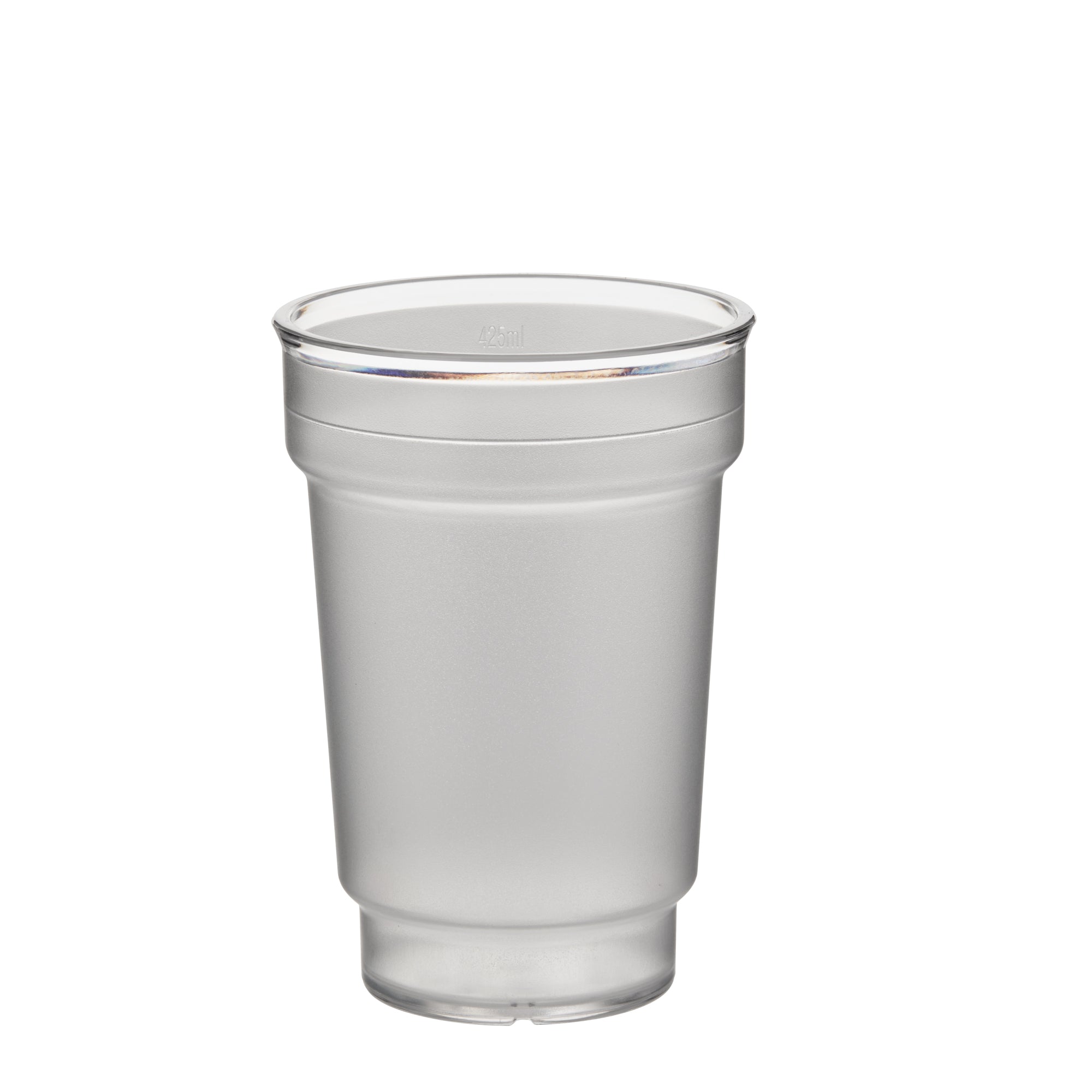 Reusable classic tumbler 425 ml, ideal for beer or cider, BPA free, stackable, Australian made